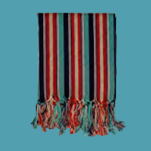 Striped Multicolor Woven Towel New With Tags 2 Side Beach Towel Travel Towel